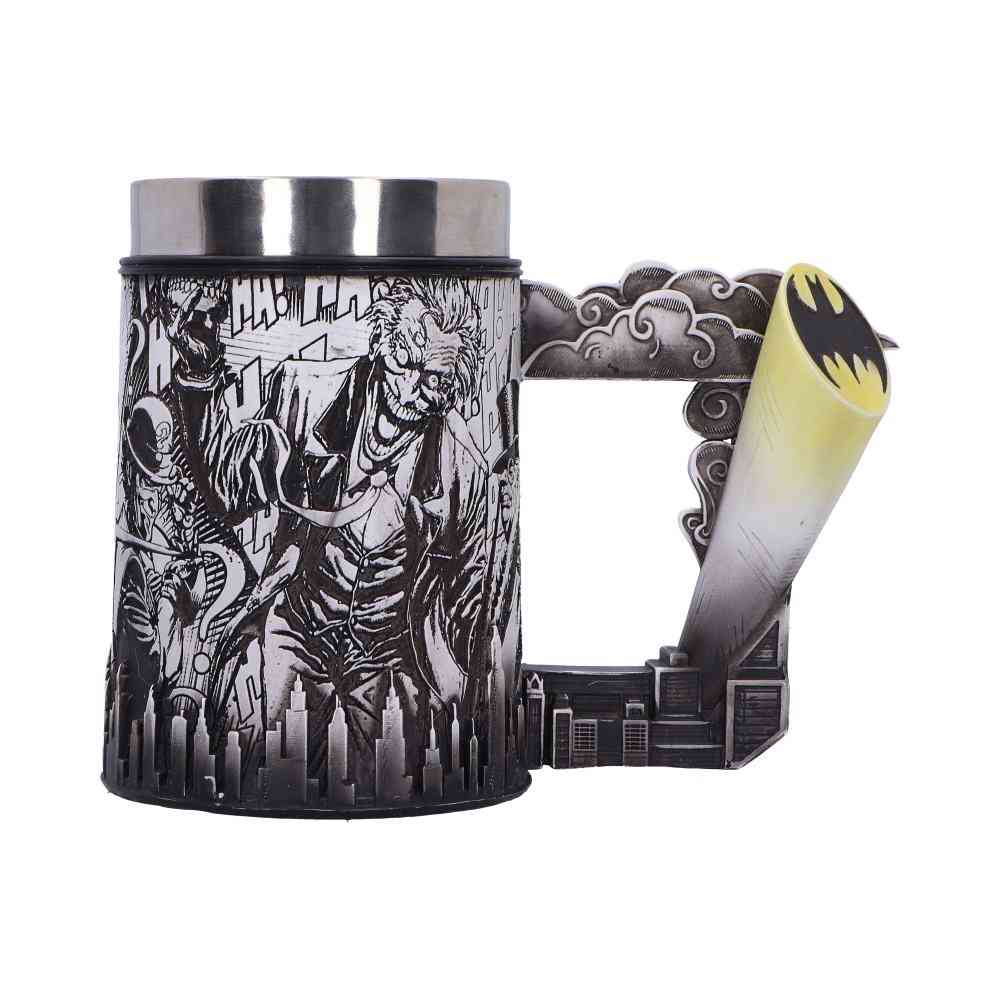 Nemesis Now Official Batman Hero Tankard - 16.3cm Resin Mug With Hand-Painted Detail - View #4